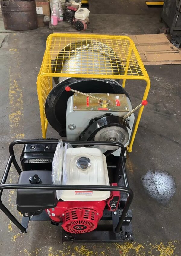 gasoline storage rope winch