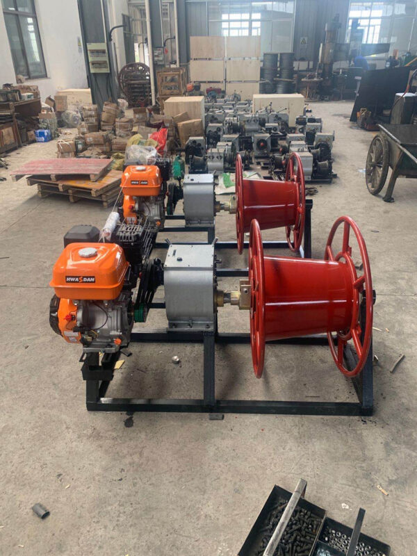 gasoline cable reel winder