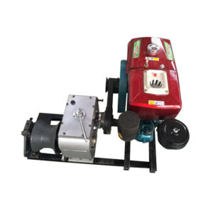 diesel engine powered winch