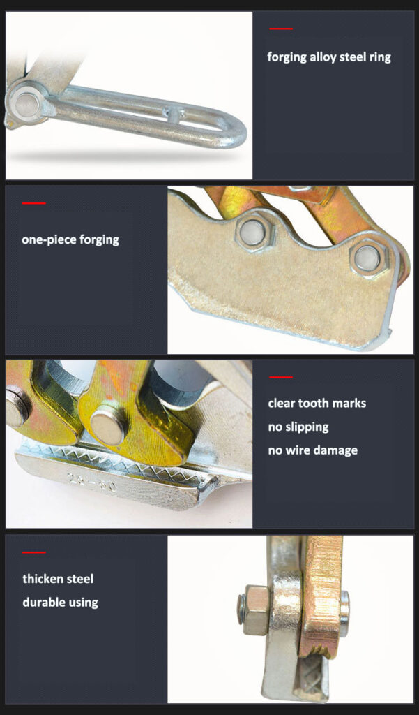 Dual Cam Earth Wire Gripper