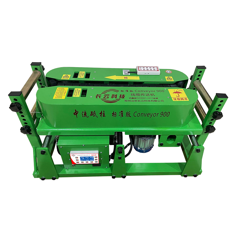 Cable pusher machine