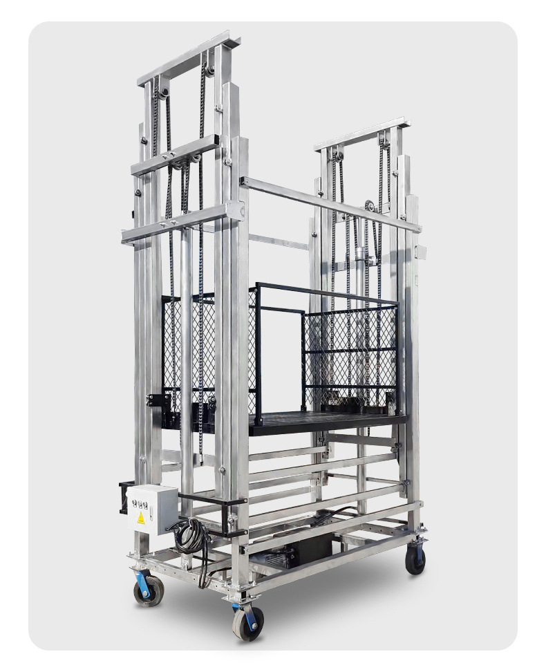 Hydraulic scaffolding